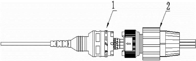 光纖連接器示意圖 光纖連接器示意圖