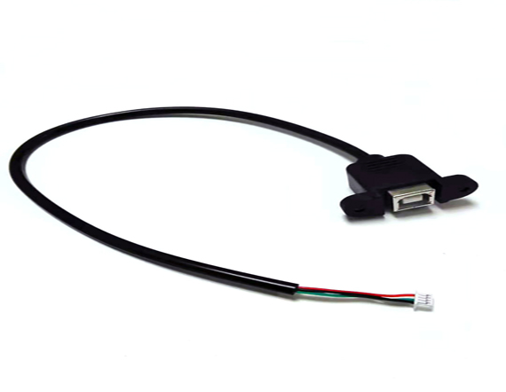 USB BM4P帶耳連接PH2.0-4P屏蔽線 USB BM4P帶耳連接PH2.0-4P屏蔽線