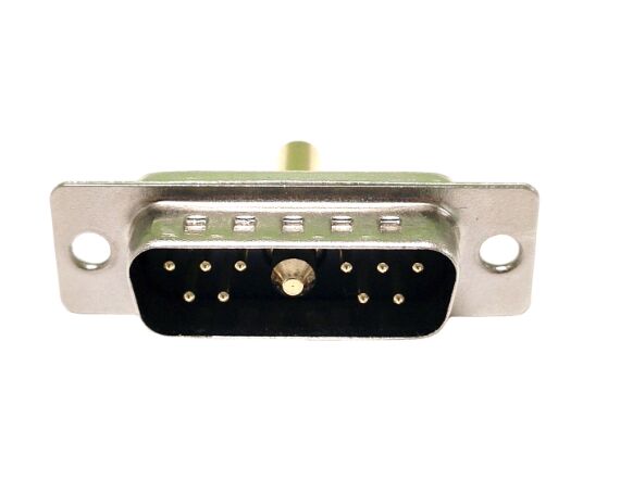 大電流 11W1 公頭 傳統焊線式 光孔 黑膠連接器 大電流 11W1 公頭 傳統焊線式 光孔 黑膠連接器